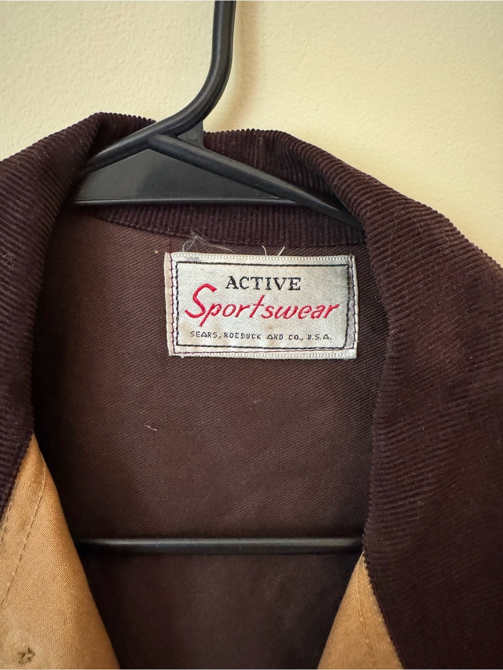 Vintage Sears Fieldmaster Hunting Chore Jacket Tan Ca… - Gem